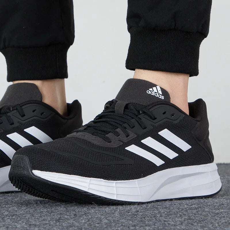 Adidas men's shoes 2024 autumn lightweight low-top casual shoes mesh surface breathable wear-resistant running shoes GW8336