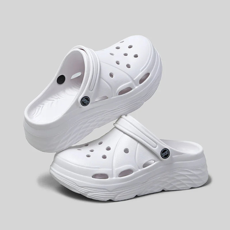 Women's Fashion Platform Sandals Summer 2025 Hollow Out Eva Sport Clogs Garden Shoes for Women Thick Sole Non Slip Beach Sandals