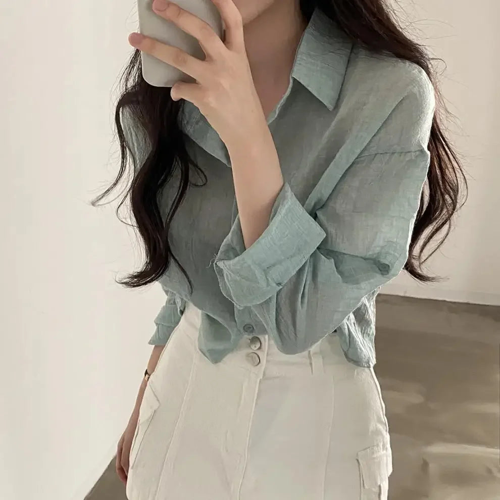 Áo sơ mi nữ thời trang 2025