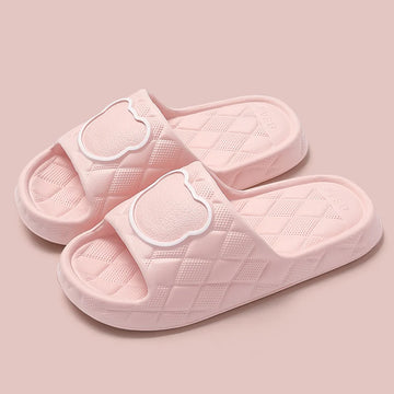 Summer Slippers Female Male Cute Cartoon Printing Soft Sole Indoor Home Floor Slides Non-slip Men Outdoors Beach Slip-on Sandals