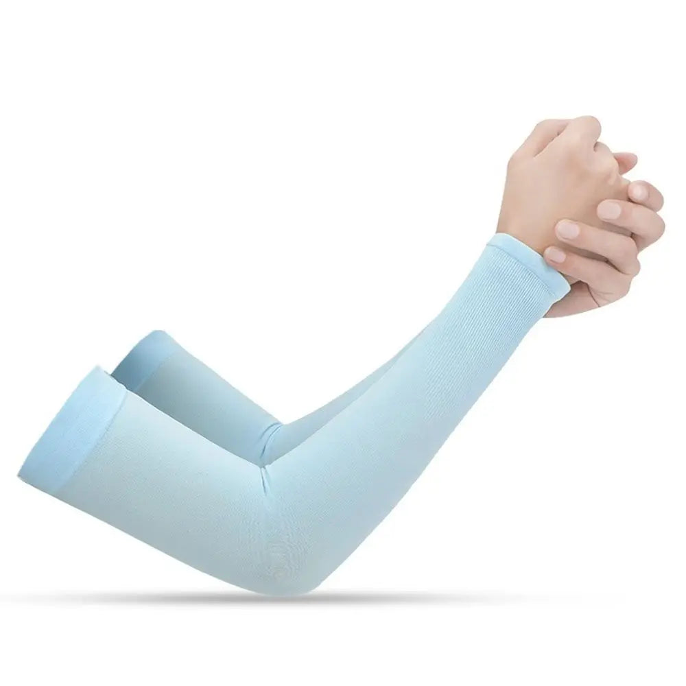 1 Pair Arm Sleeves Warmers Sports Sleeve Sun UV Protection Hand Cover Cooling Warmer Running Fishing Cycling Arm Cover