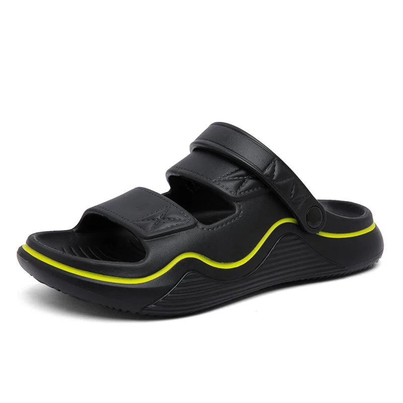 2025 Fashion Men Outdoor Sandals Slippers Beach Comfortable Slides Clogs Men Casual Shoes Garden Shoes Men Beach Slippers