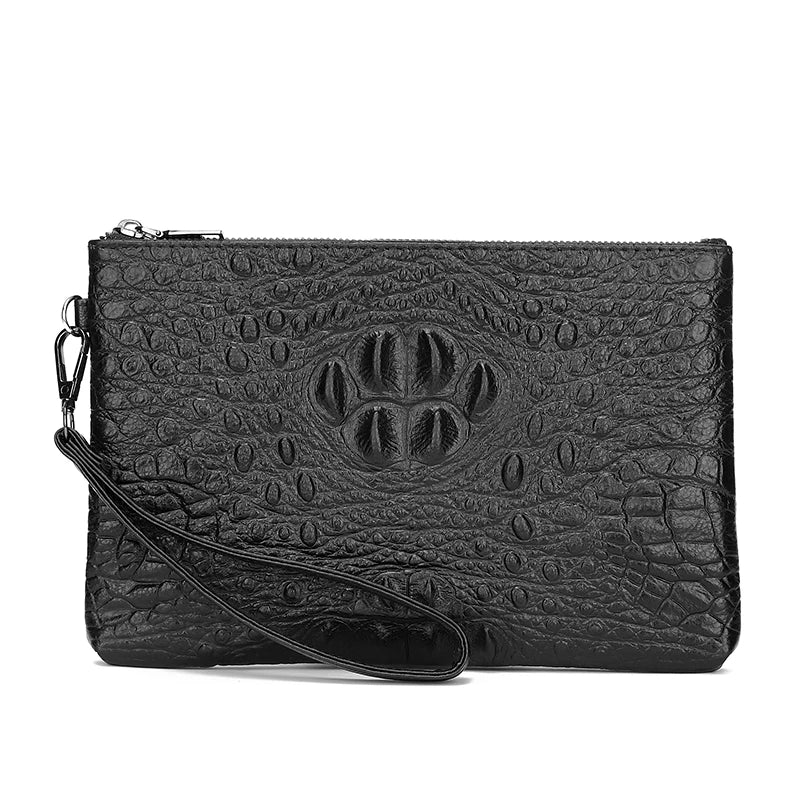 Fashion Soft Cow Leather Men Cardholder Case Luxury Male Real Leather Money Handbag High Quality Business men Clutch Bag