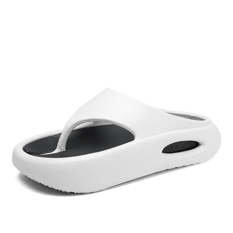 Brand Men Women Flip Flops Outdoor Indoor Slippers Comfortable Thick Sole Slides Mens Beach Sandals Non-slip Home Men's Slippers