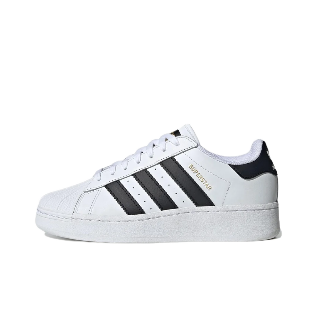 adidas originals SUPERSTAR XLG black and white fashion casual low-top board shoes for men and women