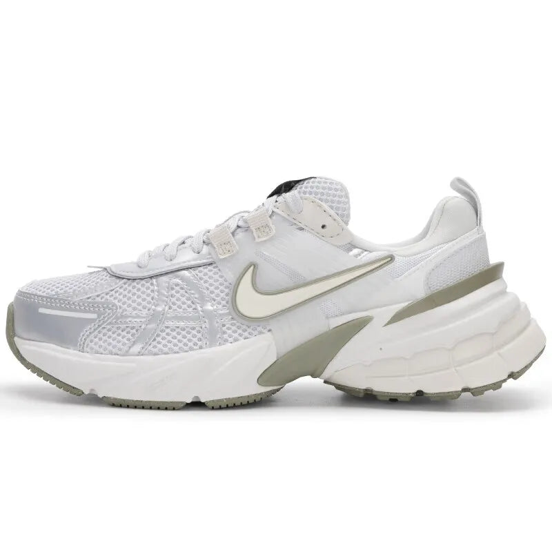 Nike women's shoes 2024 winter new V2K RUN thick sole retro casual comfortable breathable running shoes FD0736-006