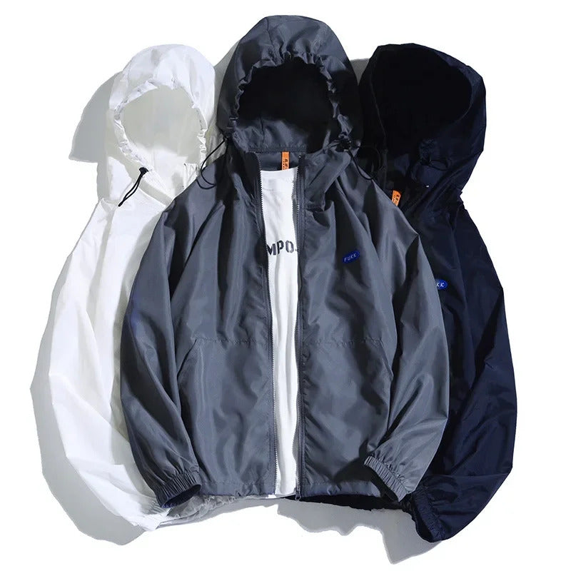 防晒衣男2023 New Men's Ice Silk Sunscreen Jacket Breathable Thin Uv Protection Outdoor Fishing Gear Trendy Skin Coats