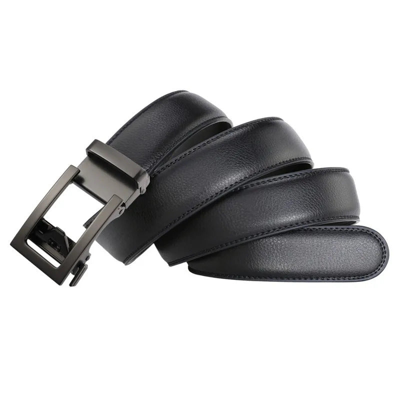 腰带Men's Belt Male Hollowed out Automatic Buckle Genuine Leather Belt for Men Strap Men Belt Cummerbunds