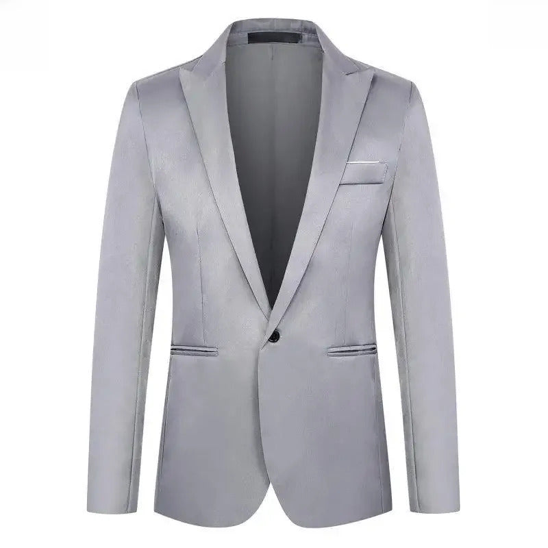 商务装男Spring Casual Versatile Single-breasted Western-style Clothes Suit For Men Trendy One-button Small Suit