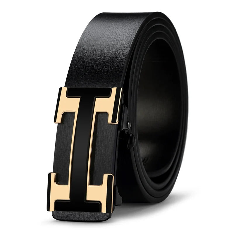 腰带High Quality Casual 34mm Men's Belt Designer Genuine Leather Belts Strap Male Metal Smooth Buckle Fashion men belt for jeans