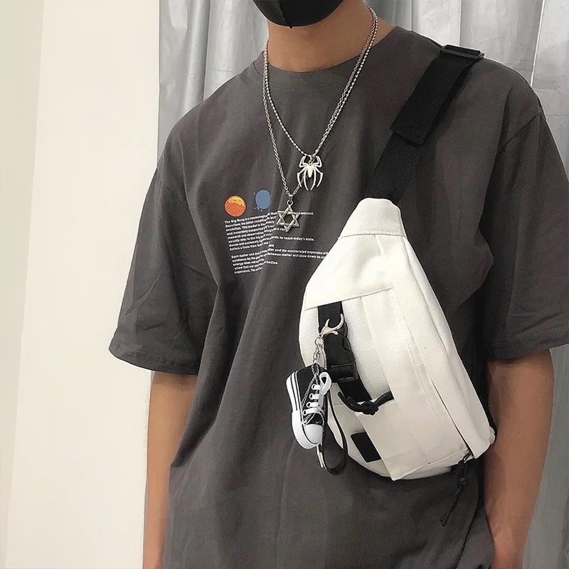 包包男2021 men's waterproof small chest bag travel sports shoulder bag messenger bag gift bag crossbody bag  bags for men