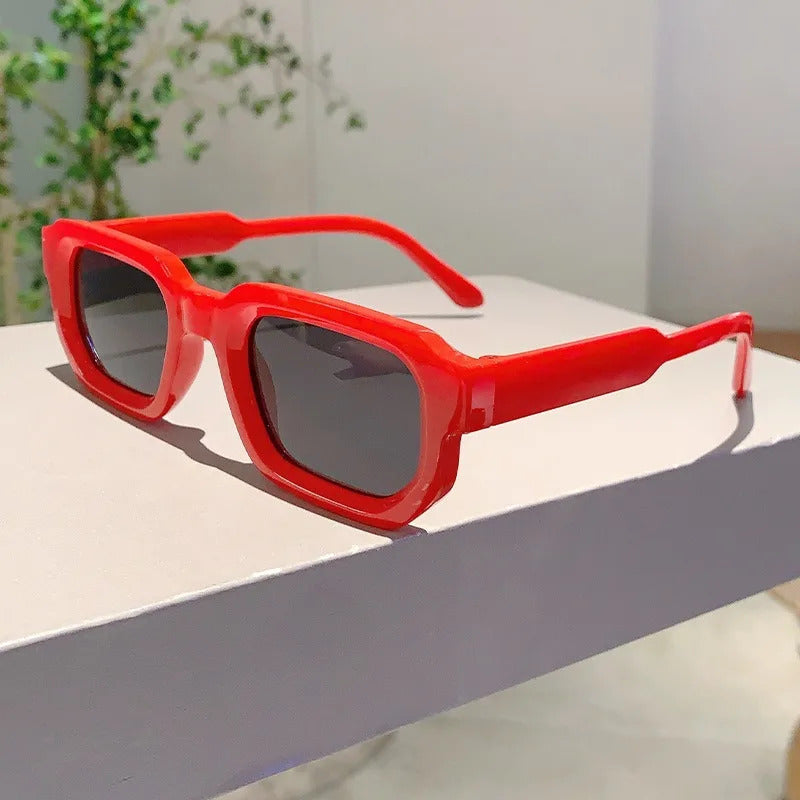 太阳镜男New Women's Small Frame Sunglasses Women Fashion Jelly Color Square Sun Glasses Outdoor Travel Trend Eyewear UV400 Oculos De Sol