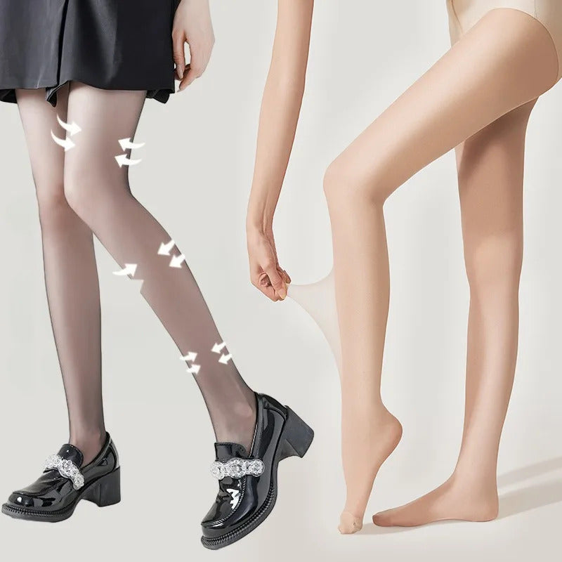 丝袜Breathable Slim Ultra Thin Leggings Skin Color Summer sheer Tights Tear Resistant Anti-cored Hook Wire Pantyhose Black Stockings