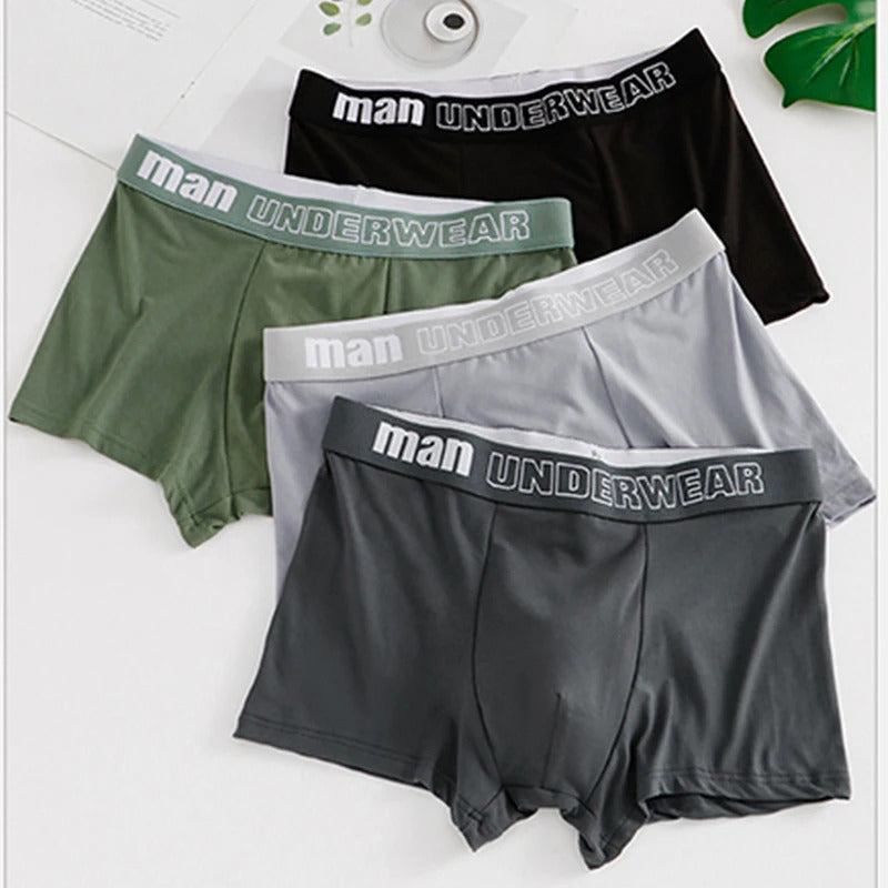内衣男2 Pcs/Lot Men's Letter Panties Underwear Comfortable Shorts Sexy Gifts for Man Underpants Boxers Briefs