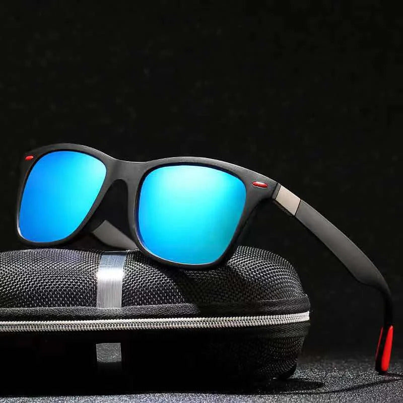 太阳镜男Men Sunglasses Men Women Classic Square Plastic Driving Sun Glasses Male Fashion Black Travelling Shades UV400 Oculos De Sol
