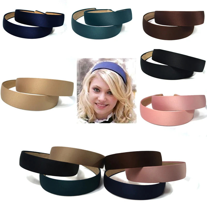 发饰2023 Fashion Hair Hoop Cloth Hair Bands Designer Wide Hair Bands Solid Color Thin Hair Hoop Headwear Hair Accessories For Women