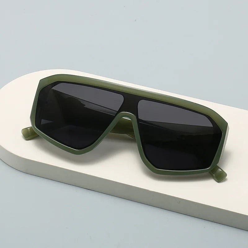 太阳镜男New Y2K Large Frame Joined Body Square Sunglasses Women's Brand Designer Movement Sun Glasses Men Outdoor Cycling Eyewear UV400