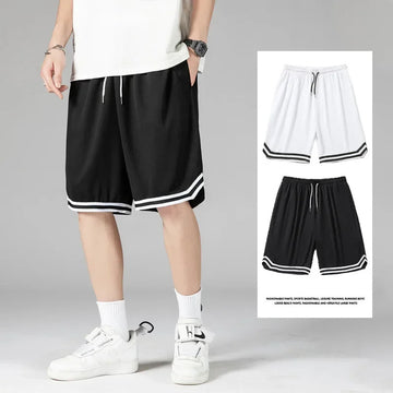 短裤男Summer Classic Quick-Dry Basketball Pants Training Shorts Fitness Loose-Fit Plus Size Thin Pants Men Women's