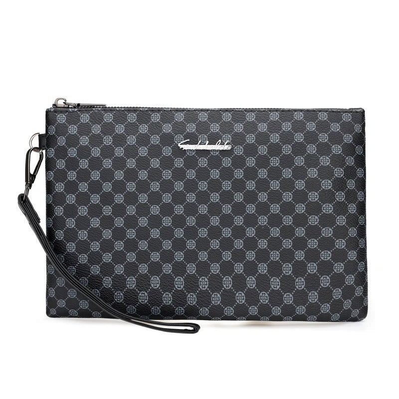 包包男Fashion Business Men Clutch Bag Durable Soft PU Leather Male Money Pouch Bag Casual Men's Cardholder Case Handbag Day Clutch