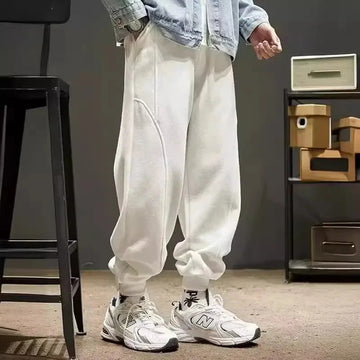 休闲裤男American Style Trendy Brand Men's Loose-Fit Sweatpants Casual Versatile Long Pants New Spring Autumn Collection Footwear
