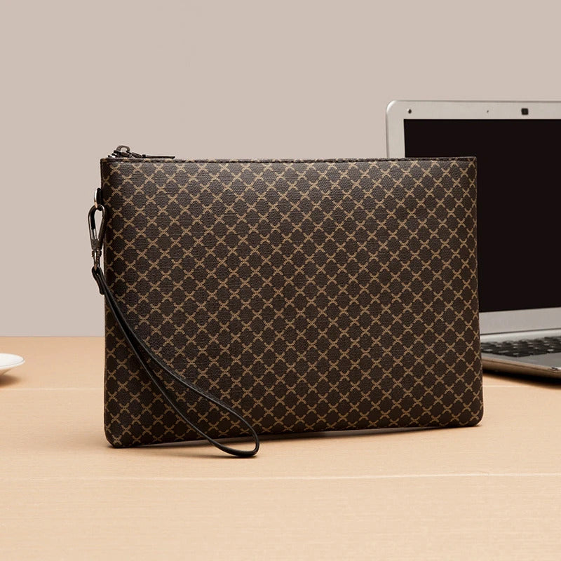 包包男Fashion Business Men Day Clutch High Quality PU Leather Male Money Pouch Bag Casual Men's Cardholder Case Handbag