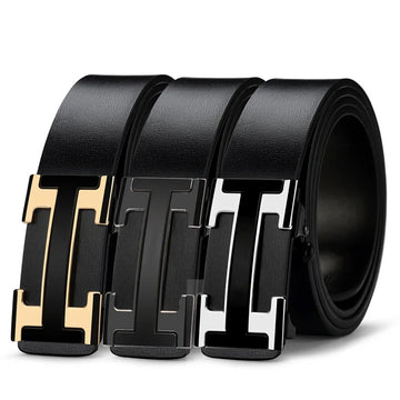 腰带High Quality Casual 34mm Men's Belt Designer Genuine Leather Belts Strap Male Metal Smooth Buckle Fashion men belt for jeans