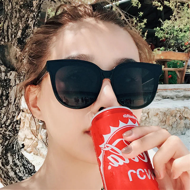 眼镜女OIMG Cat Eye Sunglasses Woman Vintage Brand Black Glasses Fashion Style Eyewear personality Sunglasses gafas de sol UV400