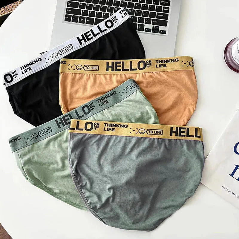 内衣男Men's Briefs Mens Underwear Sexy Shorts Men's  Panties Breathable Male Elastic Underpants Calzoncillos Para Hombres Large Size
