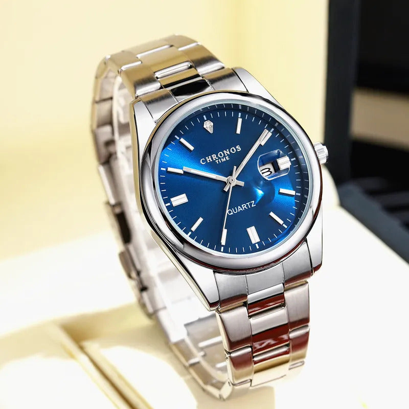 手表男手表男Men’s Luxury Alloy Quartz Fashion Wristwatches Waterproof Stainless Steel Casual Male Watch Business Sports Watch for Man