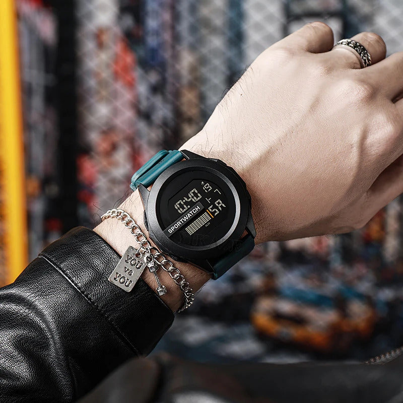 手表男手表男Men's Sports Watches Alarm Clock Multifunction Men LED Digital Watch Waterproof Fitness Sport Electronic Watch for Male Clock