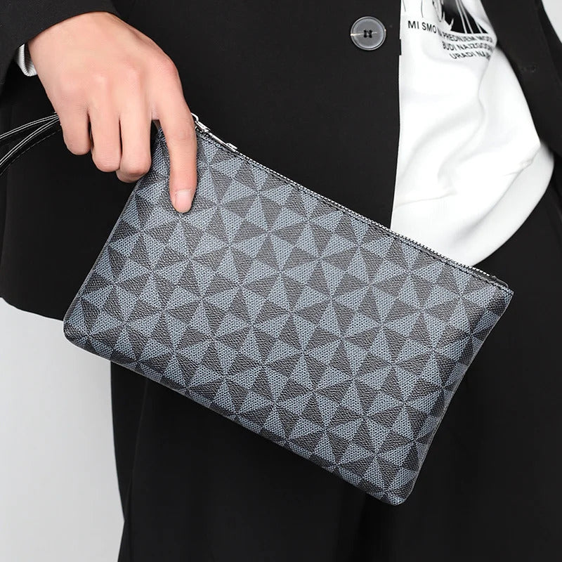 包包男Fashion Business Men Day Clutch High Quality PU Leather Male Money Pouch Bag Casual Men's Cardholder Case Handbag Clutch Bag