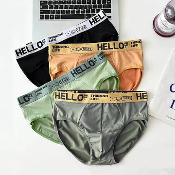 内衣男Men's Briefs Mens Underwear Sexy Shorts Men's  Panties Breathable Male Elastic Underpants Calzoncillos Para Hombres Large Size