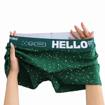 内衣男3pcs men's boxers Soft and comfortable breathable underwear casual trend youth boxers
