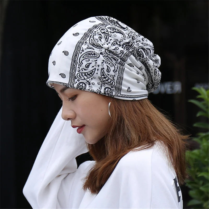 帽子女High Quality  Women Beanies Caps Spring Women Beanie Hat For Women Caps 2 Way To Wear Bonnet Festival Gifts