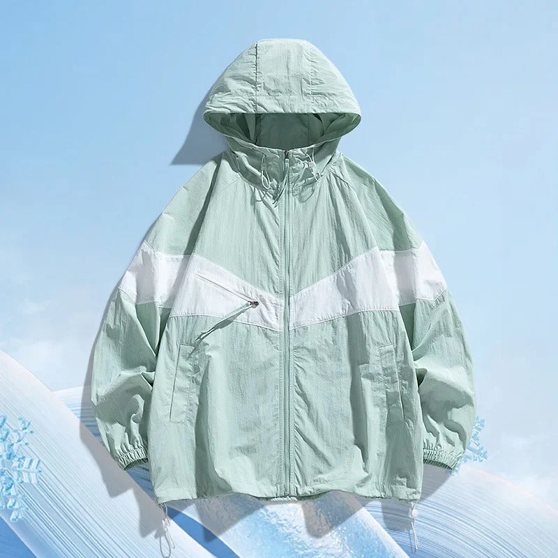 防晒衣男Men's Sun Protection Clothing 2024 Summer Outer Wear Sunscreen Jacket Ultrathin Ice Silk Thin Style Anti-UV New Design
