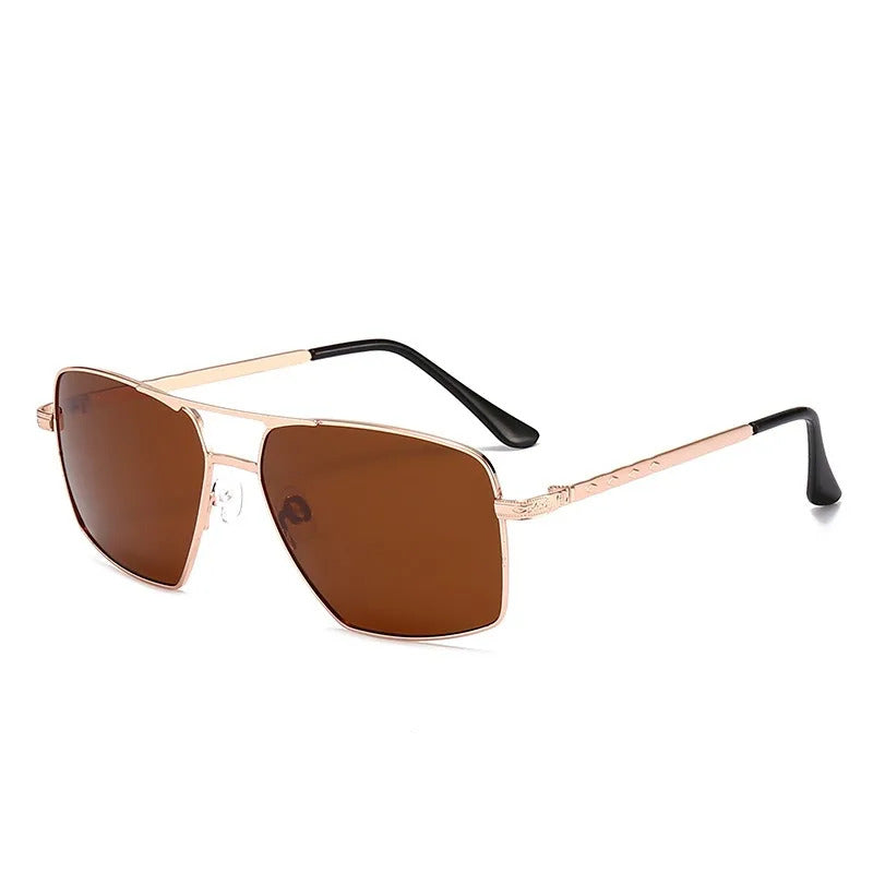 太阳镜男New Fashion Men Sunglasses Pilot Classic Driving Sun Glasses Metal Frame Mirror Leisure Fishing Men/women Eyeglass UV400 Glasses