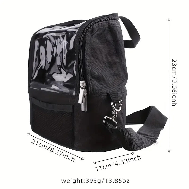 包包Large Capatity Makeup Brushes Storage Bag with Adjustable Strap and Dividers Stand-up Cosmetic Bag Makeup Artist Brushes Case