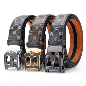 腰带2025 High Quality 3.8cm Leather Business Men Belt Luxury Brand Designer famous Belts for men Jeans Strap Male Metal Buckle belt