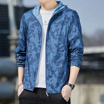 防晒衣男Summer Camouflage Sunscreen Vest Men's Thin Outdoor Travel Skinwear Ice Silk Sunscreen Clothes Couple's Matching Style