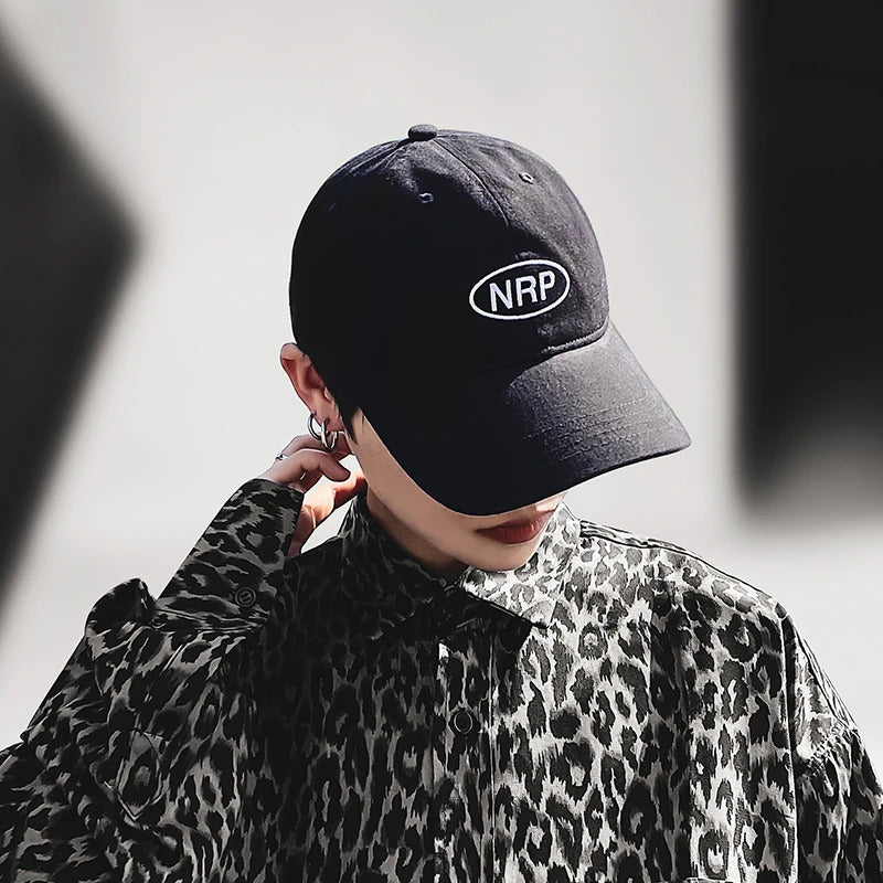 防晒帽男Embroider White Duck Cap Fashion Street Baseball Cap Female Korean Version Of Face Small Hat Male Summer All The Fashion