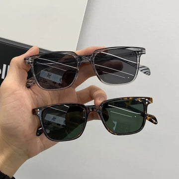 太阳镜男Vintage Men's Small Frame Square Sunglasses Women's Brand Designer Fashion Sun Glasses Men Driving Eyewear UV400 Oculos De Sol