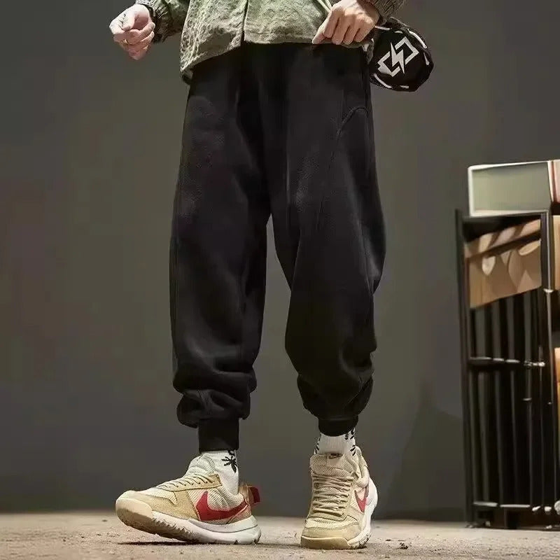 休闲裤男American Style Trendy Brand Men's Loose-Fit Sweatpants Casual Versatile Long Pants New Spring Autumn Collection Footwear