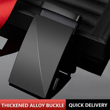腰带3.5cm Width Automatic Buckle Adjustable Belt Buckle For Mens All-Purpose Fashion Style Automatic Buckles Set
